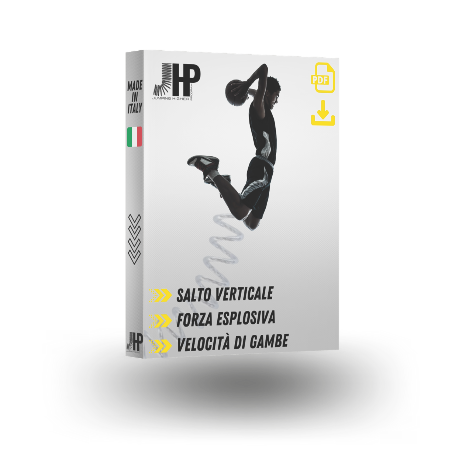 aumentare il salto, aumento Vertical Jump, aumento elevazione, programma d'allenamento per il salto verticale, jhp jump higher pro